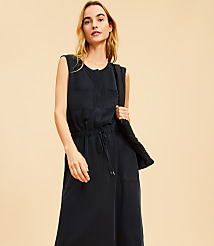 Lou & Grey Sandwashed Midi Pocket Shirtdress carousel Product Image 2