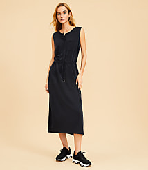 Lou & Grey Sandwashed Midi Pocket Shirtdress carousel Product Image 1
