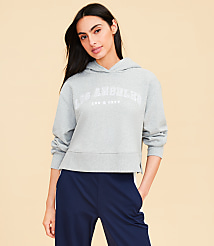 Lou & Grey Los Angeles Varsity Fleece Hoodie carousel Product Image 1