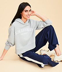 Lou & Grey Los Angeles Varsity Fleece Hoodie carousel Product Image 2