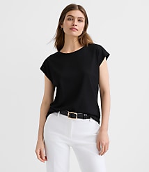 Petite Modern Wedge Tee carousel Product Image 1