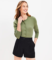 Pleated Shorts in Emory carousel Product Image 2