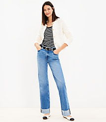 Slouchy Boyfriend Jeans in Classic Mid Wash carousel Product Image 2