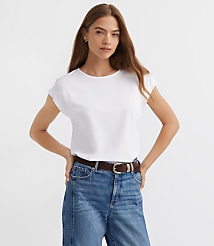 Petite Modern Wedge Tee carousel Product Image 4