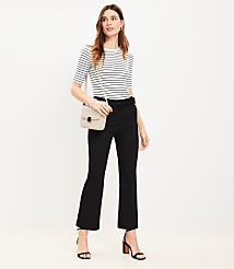 Tall Belted Sutton Kick Crop Pants carousel Product Image 2