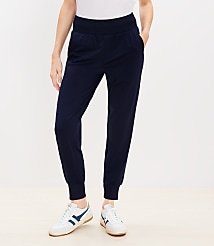 Lou & Grey Ribtrim Luvstretch Joggers carousel Product Image 1