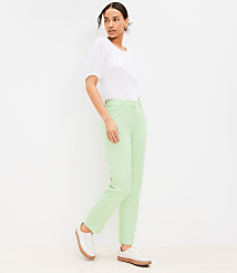 Riviera Slim Pants in Linen Blend carousel Product Image 3