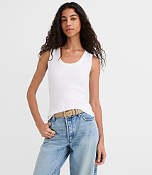 Perfect Ribbed Scoop Neck Tank Top carousel Product Image 2