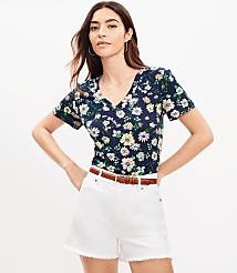 Denim Cut Off Shorts in White carousel Product Image 1