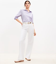 High Rise Wide Leg Jeans in White carousel Product Image 2