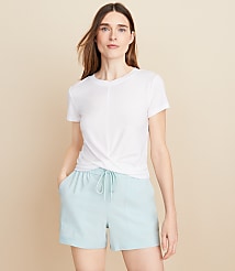 Lou & Grey Soft Jersey Twist Tee carousel Product Image 1