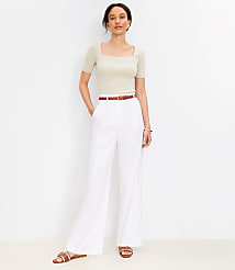 Peyton Trouser Pants in Linen Blend carousel Product Image 2