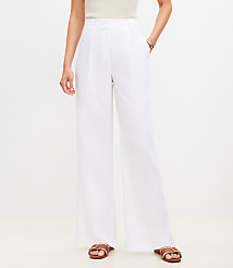 Peyton Trouser Pants in Linen Blend carousel Product Image 1
