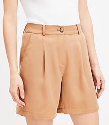 Pleated Shorts in Emory with 7 Inch Inseam carousel Product Image 2