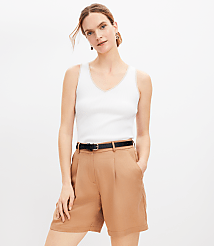 Pleated Shorts in Emory with 7 Inch Inseam carousel Product Image 1