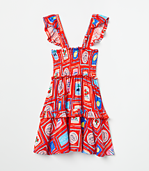 Posh Peanut x LOFT Smocked Babydoll Dress carousel Product Image 2