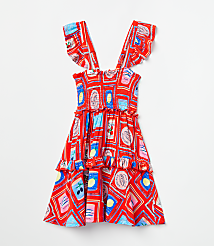 Posh Peanut x LOFT Smocked Babydoll Dress carousel Product Image 1