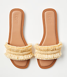 Beaded Raffia Sandals carousel Product Image 3
