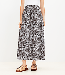 Coral Reef Poplin Smocked Maxi Skirt carousel Product Image 3