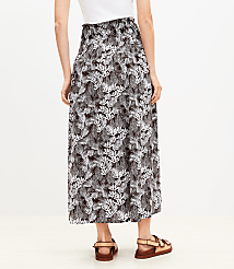 Coral Reef Poplin Smocked Maxi Skirt carousel Product Image 4