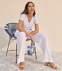 Peyton Trouser Pants in Linen Blend carousel Product Image 4