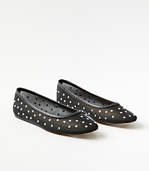 Sparkle Mesh Ballet Flats carousel Product Image 1