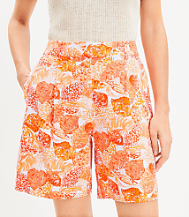 Peyton Shorts in Seashell Linen Blend carousel Product Image 2