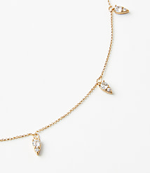 Demi Fine Sparkle Scattered Drop Necklace carousel Product Image 2