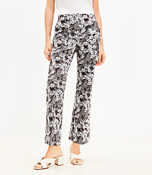 Kick Crop Pants in Coral Reef Pique carousel Product Image 1