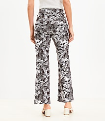 Kick Crop Pants in Coral Reef Pique carousel Product Image 3