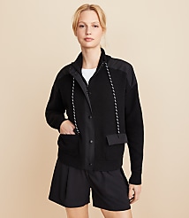 Lou & Grey Sweater Bomber Jacket carousel Product Image 2