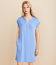 Petite Lou & Grey Signaturesoft Henley Pocket Dress carousel Product Image 1