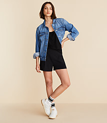 Lou & Grey Wanderweave Trouser Shorts carousel Product Image 1