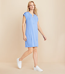 Petite Lou & Grey Signaturesoft Henley Pocket Dress carousel Product Image 2