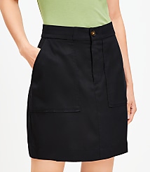 Patch Pocket Mini Shift Skirt carousel Product Image 2