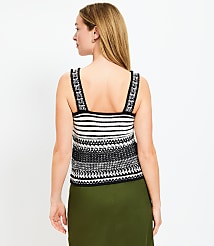 Stitchy Strappy Sweater Tank Top carousel Product Image 3
