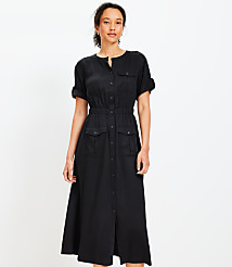 Utility Midi Pocket Dress carousel Product Image 1