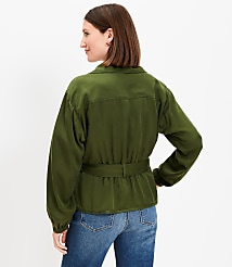 Tie Waist Utility Jacket carousel Product Image 2
