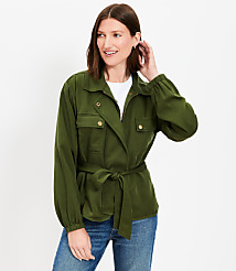 Tie Waist Utility Jacket carousel Product Image 1