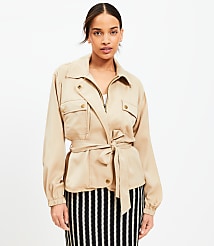 Tie Waist Utility Jacket carousel Product Image 1