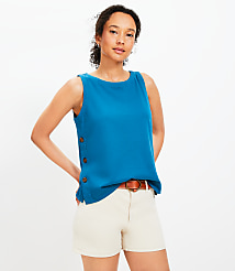 Side Button Tank Top carousel Product Image 1