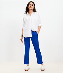 Riviera Slim Pants in Linen Blend carousel Product Image 1
