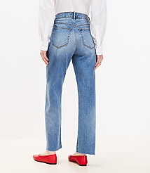 Fresh Cut High Rise Straight Jeans in Light Vintage Wash carousel Product Image 2