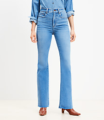 Fresh Cut High Rise Slim Flare Jeans in Light Wash Indigo carousel Product Image 2