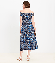 Vine Off The Shoulder Flare Dress carousel Product Image 2