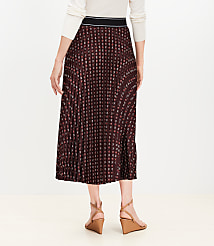 Bow Pleated Midi Skirt carousel Product Image 3