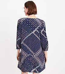 Bandana Print Pleated Mini Pocket Dress carousel Product Image 3