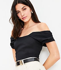 Structured Off The Shoulder Top carousel Product Image 2
