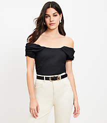 Structured Off The Shoulder Top carousel Product Image 1