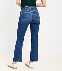 High Rise Kick Crop Jeans in Authentic Vintage Mid Wash carousel Product Image 3